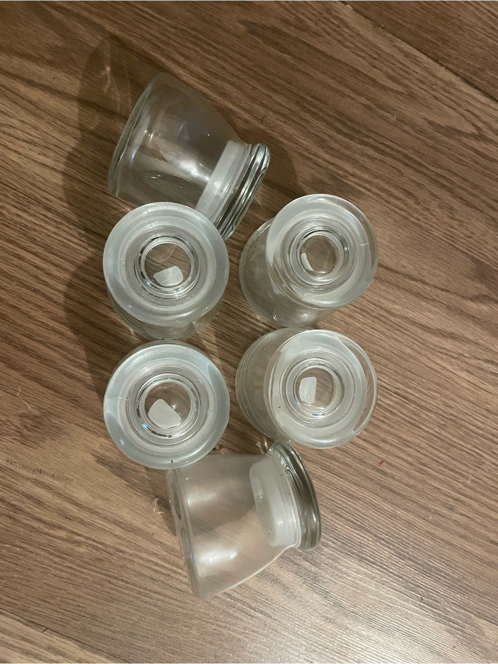 Crate&Barrel Clear Spice Jar with White Label